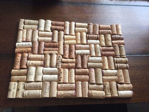 Wine Cork Place-mat Set Handmade Dinner Mat Sets Dining