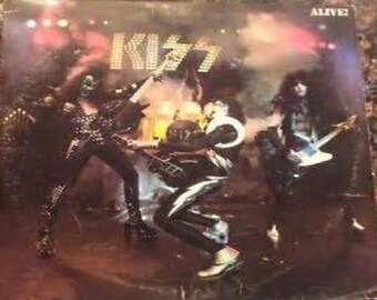 2" x 3" Magnet Kiss Vintage Record Jacket MAGNET