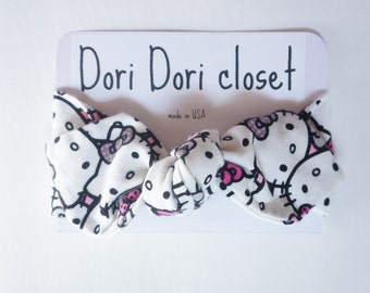 Infant and Toddler - Girls Hello Kitty print hair wrap / head band