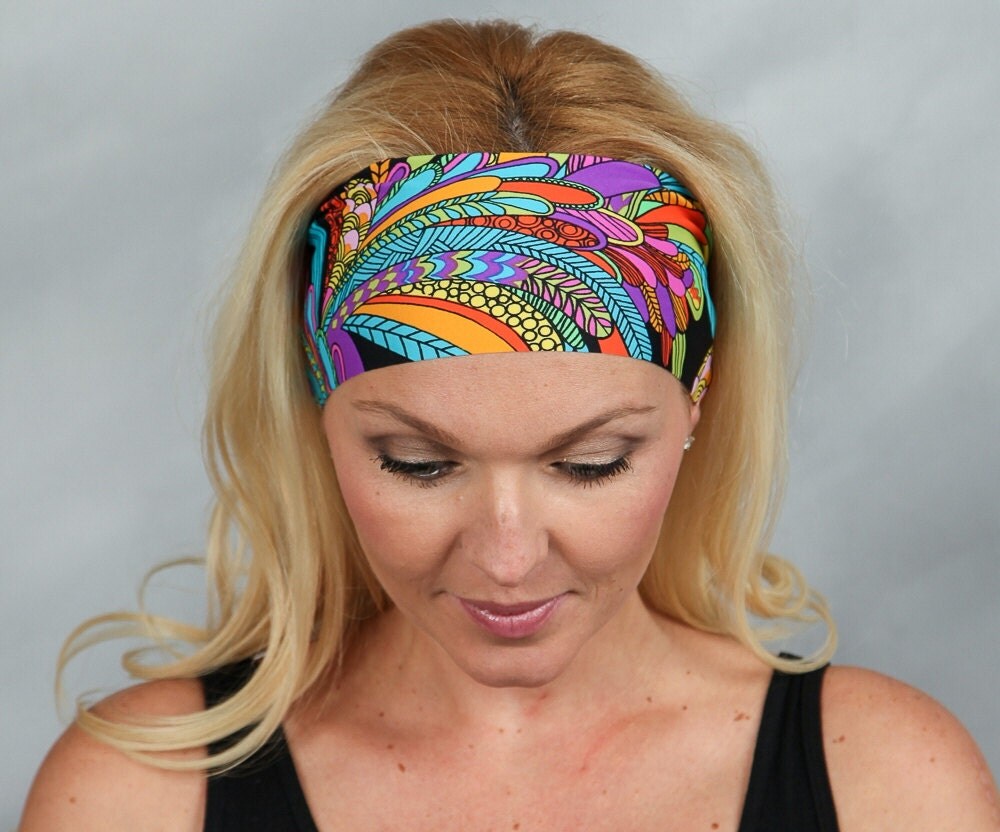 Boho Headband Yoga Headband Fitness Headband Workout Headband