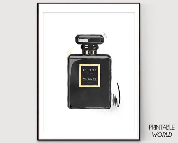 Items similar to Chanel Black Perfume | Coco Noir Chanel black, Perfume ...