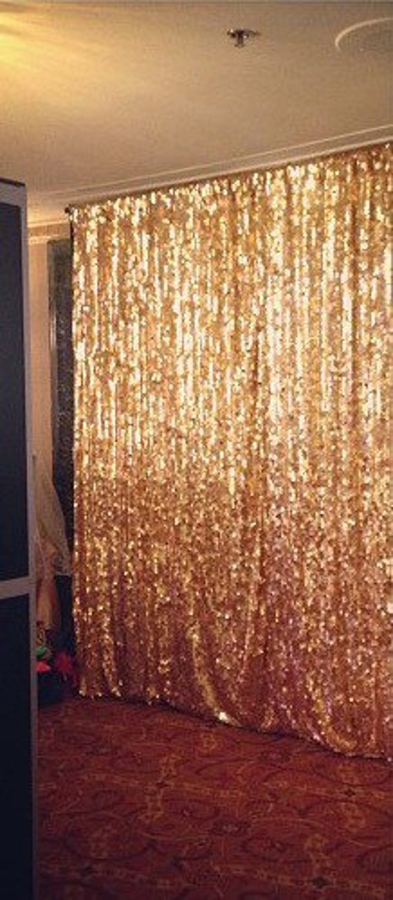 Items Similar To Sale Gold Sequin Photo Backdrop Sequence Wedding