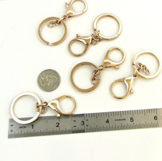 Gold Key Rings / Gold Key Chains / Gold Keychain / by BeeJaySupply