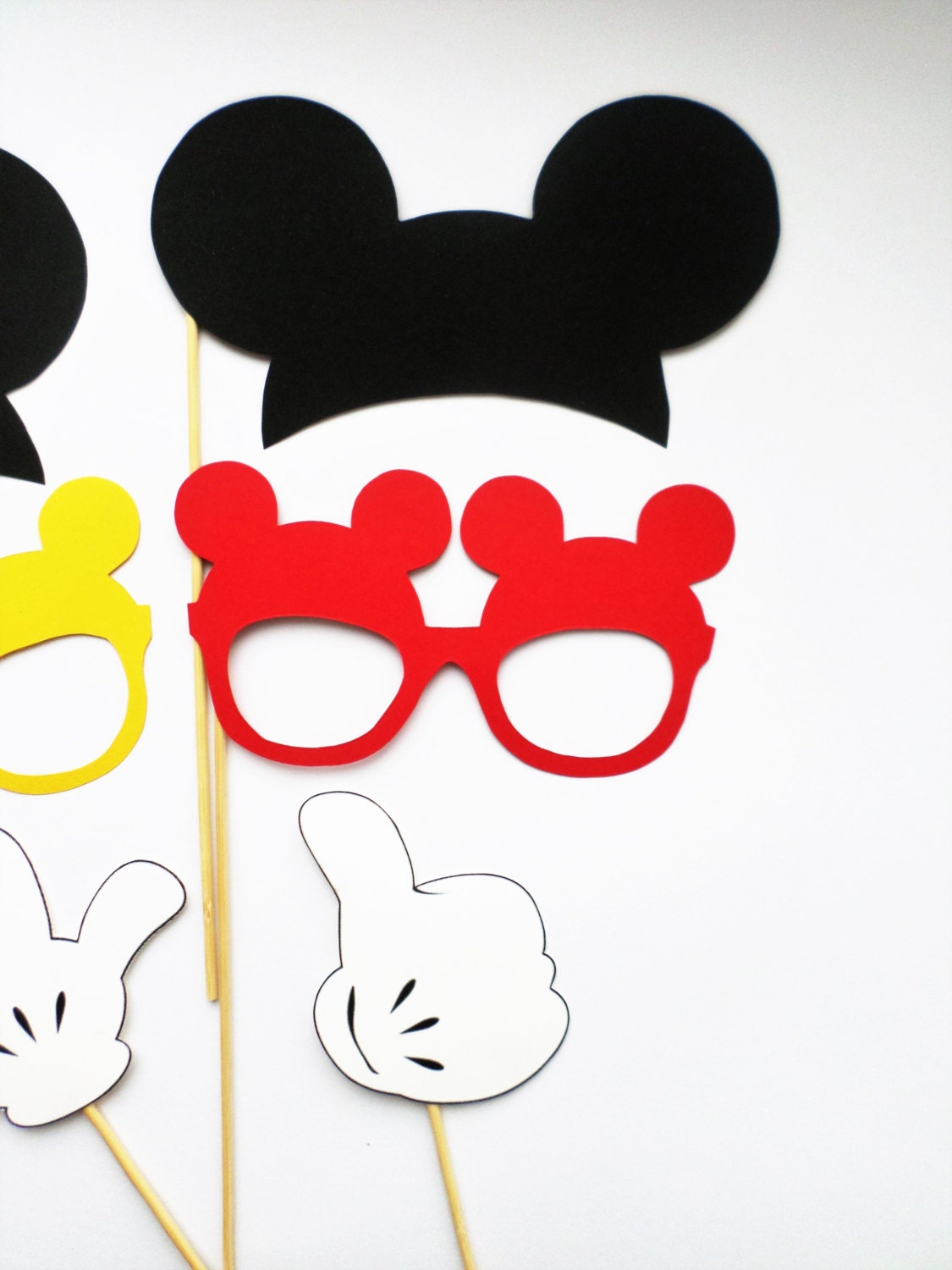 Photo booth props Mickey Mouse photo booth props Mickey Mouse