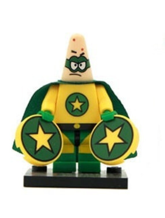 Patrick Superhero Custom Minifigure from by SuperheroBricks