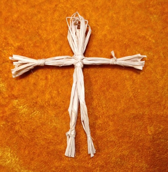 Voodoo Doll Replica Straw Handmande OOAK 5 by FarOutOddities