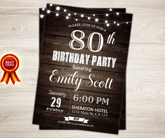 Surprise 60Th Birthday Party Invitations 6