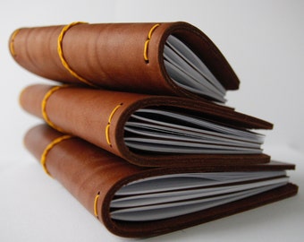 RMBR Leather Notebook Cover - brown