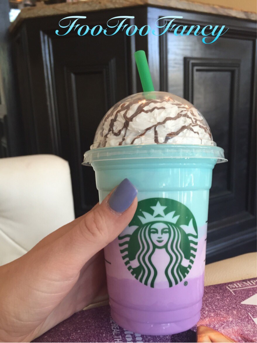 Starbucks Portable charger. special ombre by FooFooFancy on Etsy