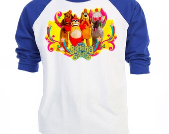 The BANANA SPLITS,60's TV Show Toons T-Shirt,,T-78Blue