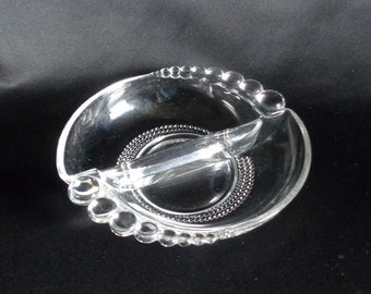 Vintage Duncan Miller Teardrop Divided Relish Dish