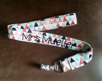 Personalized Lanyard, Custom Lanyard, Teacher Lanyard, Nurse Lanyard, Teacher Gift
