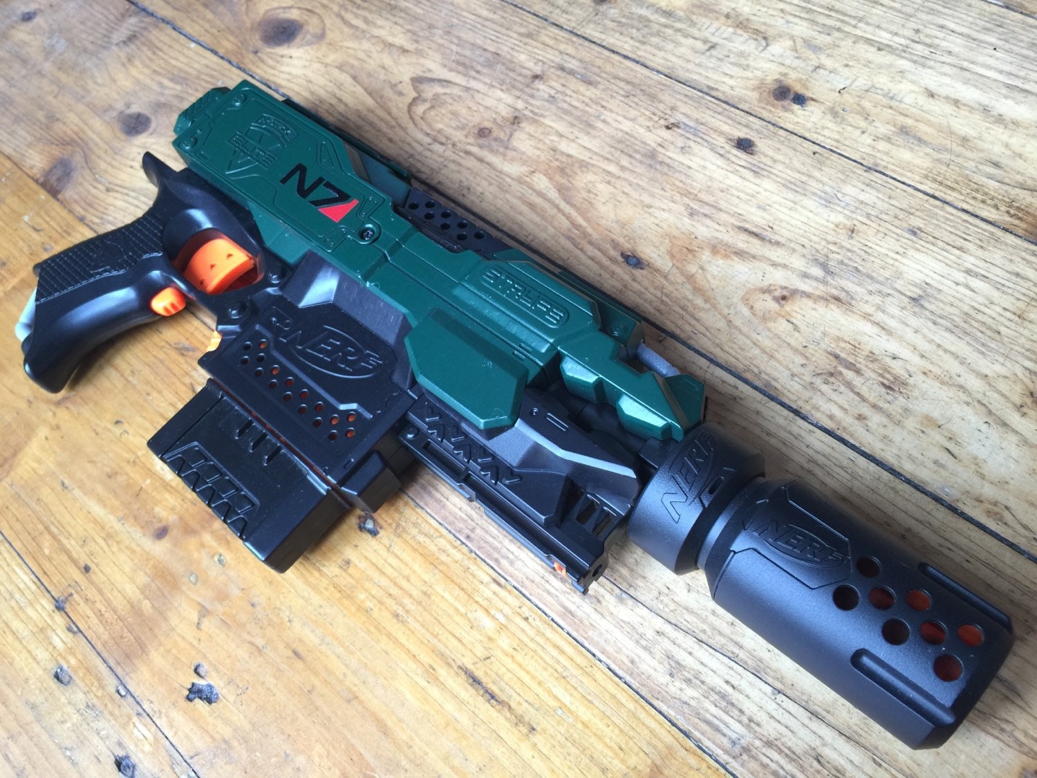 Custom Nerf Stryfe // N7 decals Voltage Mod