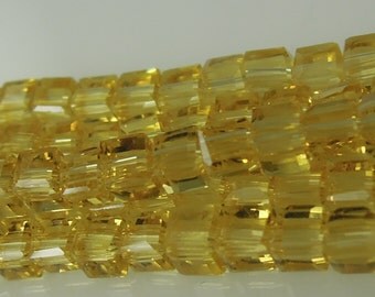 CB-Citrine Color 2mm Cube #2