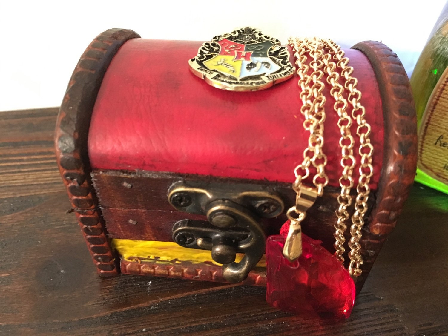 Harry Potter art keepsake box harry potter gryffindor art box