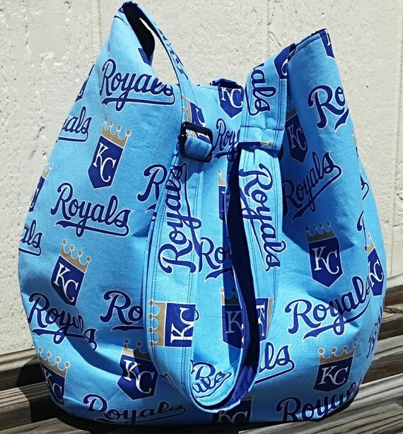 Items similar to KC Royals Hobo Bag Shoulder Bag Crossbody Bag, Purse
