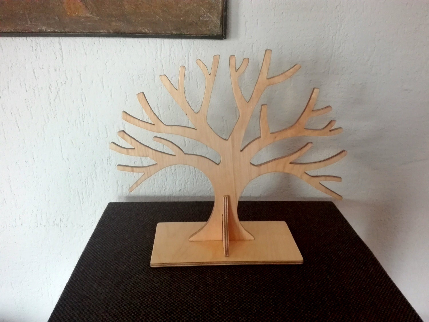 Wooden jewelry tree stand Jewelry organizer Jewelry storage