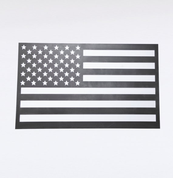 Large Metal American Flag United States patriotic rustic