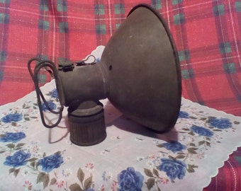Miners. Lamp with large globe