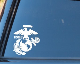 USMC Decal, Military Decal, US Marine Corps Decal, Marines Car Decal, Eagle Globe and Anchor, EGA, Marine Corp Stickers