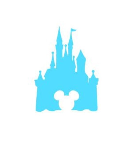 Disney Castle Decal Disney Decal by SassyGypsyDesigns on Etsy
