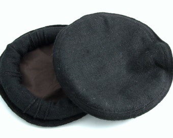 100% Wool Afghan Pakul Chitrali Cap Pakol Hat Peshawari Handmade one size