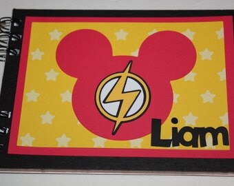 Personalized Disney Autograph Book Inspired by the Flash