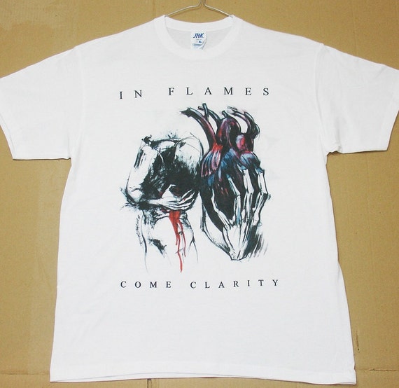 in flames come clarity t shirt