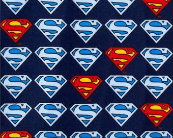 Superman fabric | Etsy