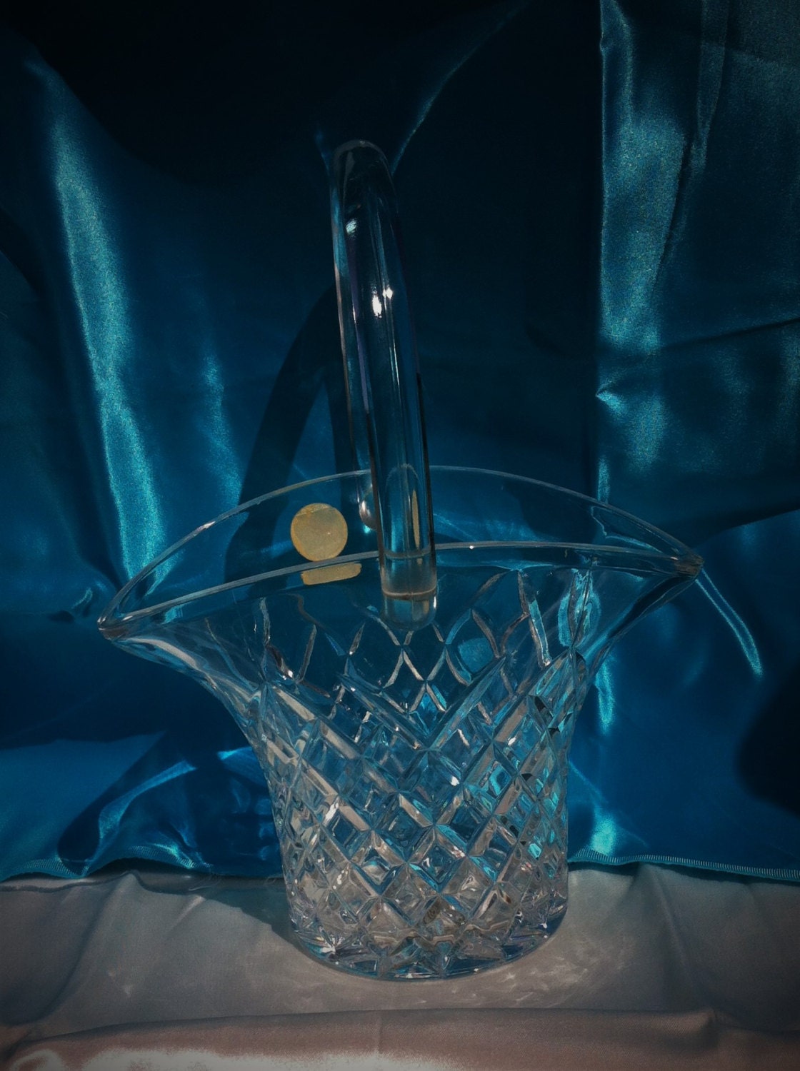 Vintage Galway Irish Crystal Basket