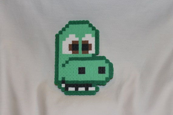 cute perler bead dinosaur