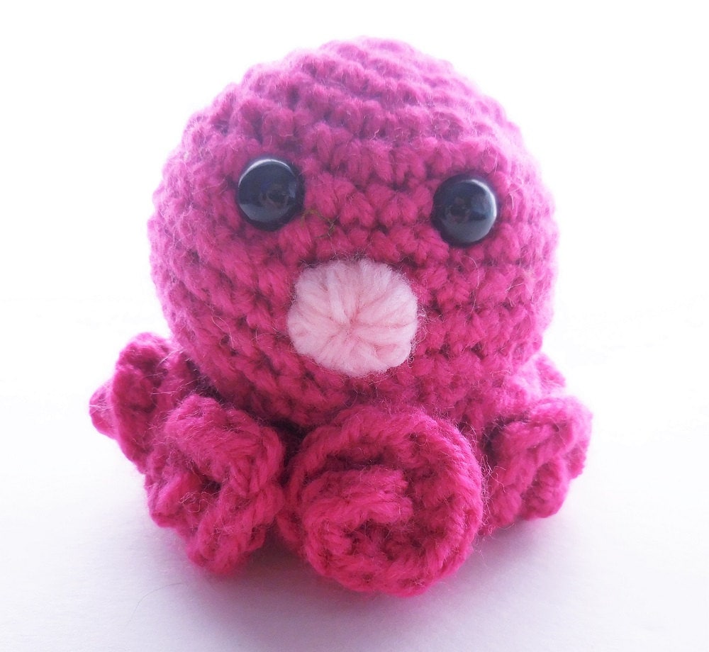 little pink octopus stuffed animal