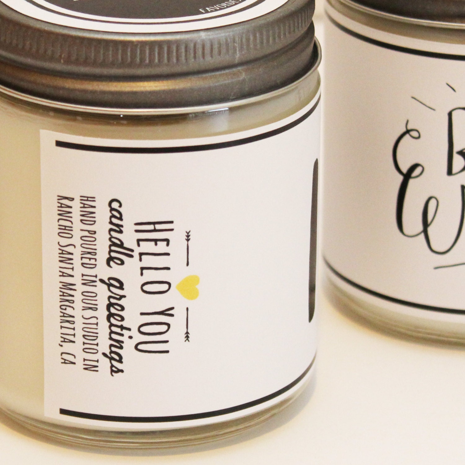 Caramel Latte Scented Candle 8 oz Candle Gift by helloyoucandles