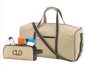 Mens Duffle Bag, Monogram Duffle Bag, Personalized Duffle Bag, Mens Overnight Bag, Mens Travel Bag, Gifts for Him, Father's Day Gift