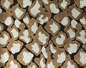 Velvet Upholstery Fabric - Hendrix - Bittersweet - Leopard Print Cut Velvet Home Decor Upholstery Fabric by the Yard- Available in 15 Colors