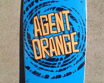 Agent Orange PunkPig Skateboard Deck