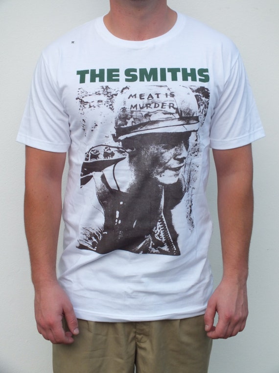 The Smiths Meat is Murder T-shirt 858 by rockmemorabilia on Etsy