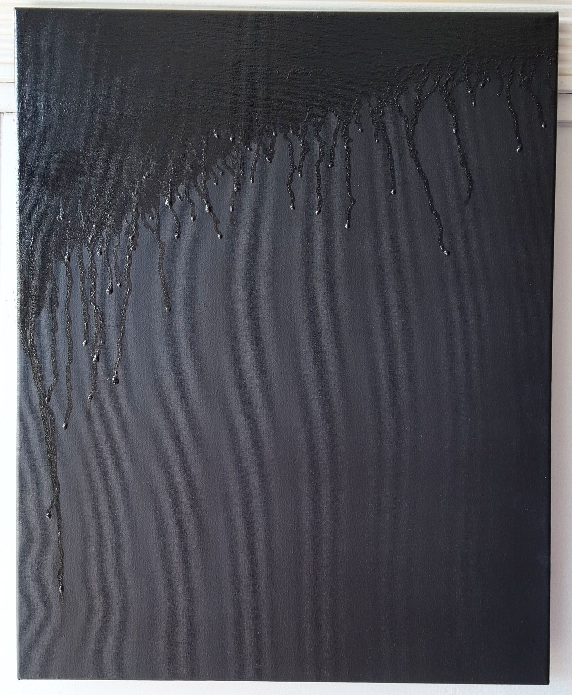 matte black and glossy black painting black painting by Weageltime