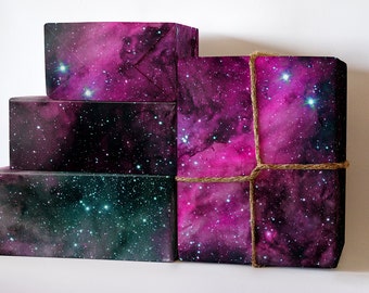 Pink Nebula Wrapping Paper; Nebula Gift Wrapping; Nebula Wrapping Paper; Gift Wrapping; Wrapping Paper; Galactic Wrapping Paper