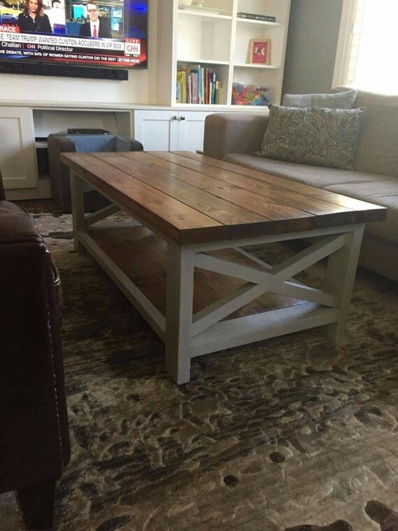 Items similar to Rustic Coffee Table on Etsy
