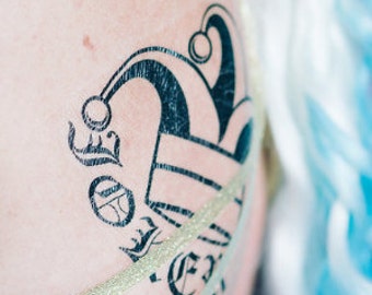 DOWNLOAD Harley Quinn JOKER Tattoo Design, Shoulder Blade - Inspired by Suicide Squad