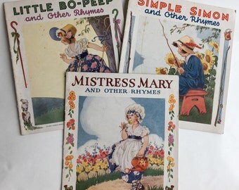 Lot of 3 Samuel Gabriel Nursery Rhyme Children's Books