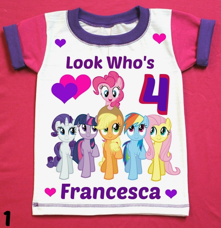 my little pony birthday shirts