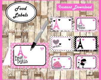 Items similar to Pirate Party Food Labels- Printable on Etsy