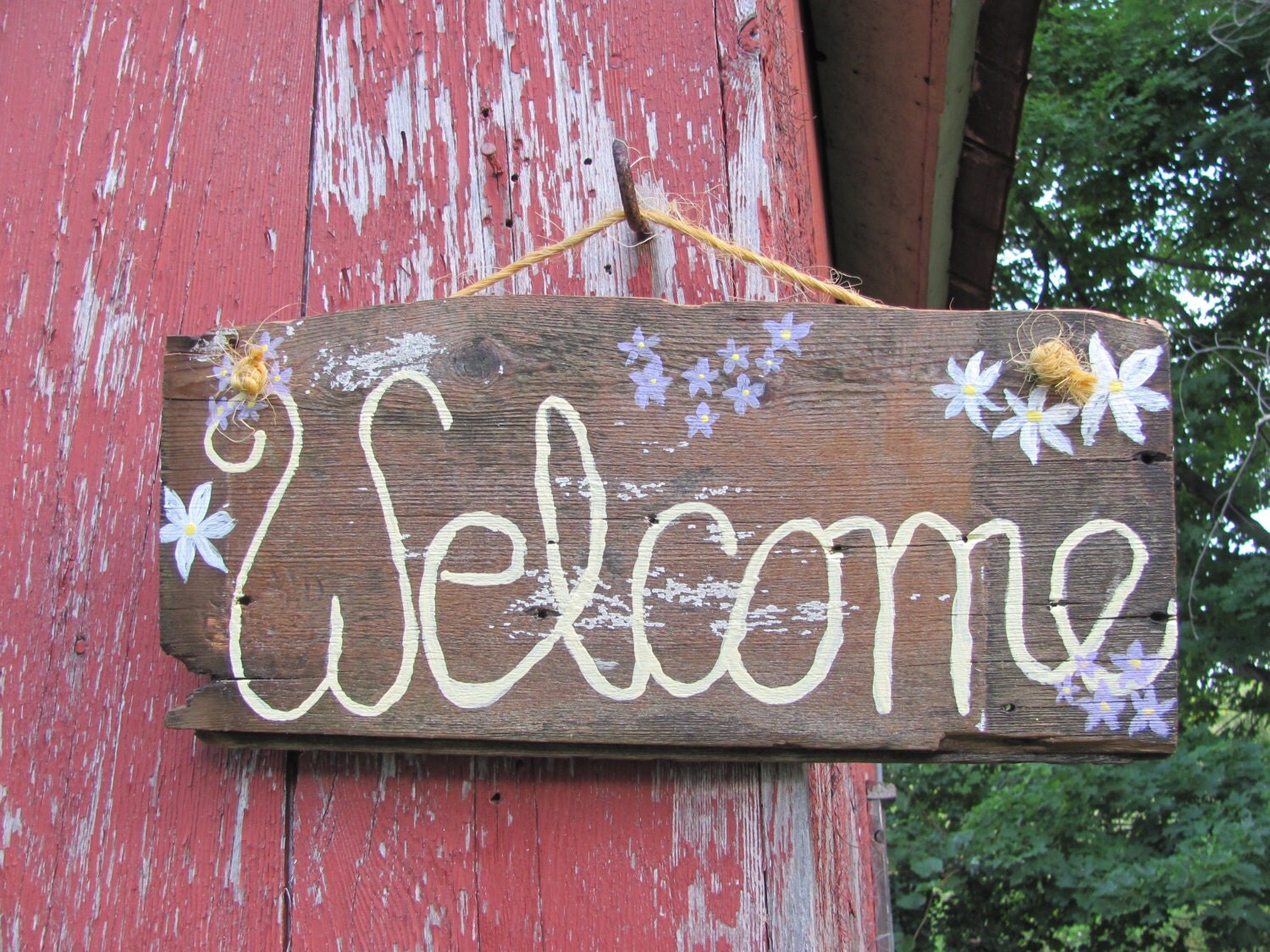 Indoor or Outdoor Wooden Sign by GrandpasOldWhiteBarn