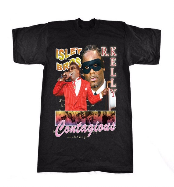 R Kelly Isley Brothers Contagious Black Tee