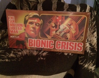 Six Million Dollar Man "Bionic Crisis" board game