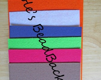 Nicole's BeadBacking 12x9 NBB 7 colors Bead Embroidery Soutache Shibori Beading Free Tuts