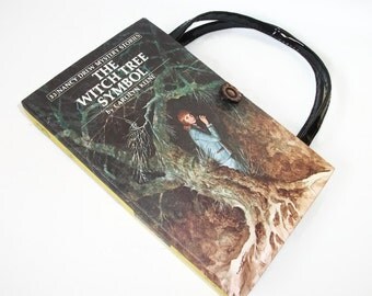 Nancy Drew Book Purse Witch Tree Symbol Handbag 1975 Vintage Book Purse
