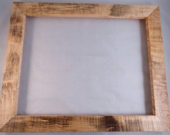 11x14 Rustic Curly Rock Maple Picture Frame X